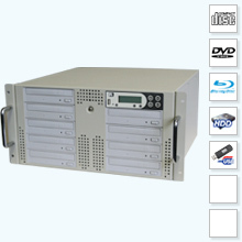 CopyRack 9 Blu-Ray Duplicator met Harddisk - bd duplicator systeem 19 inch 5u behuizing professionele gebruikers interne harddisk usb poort